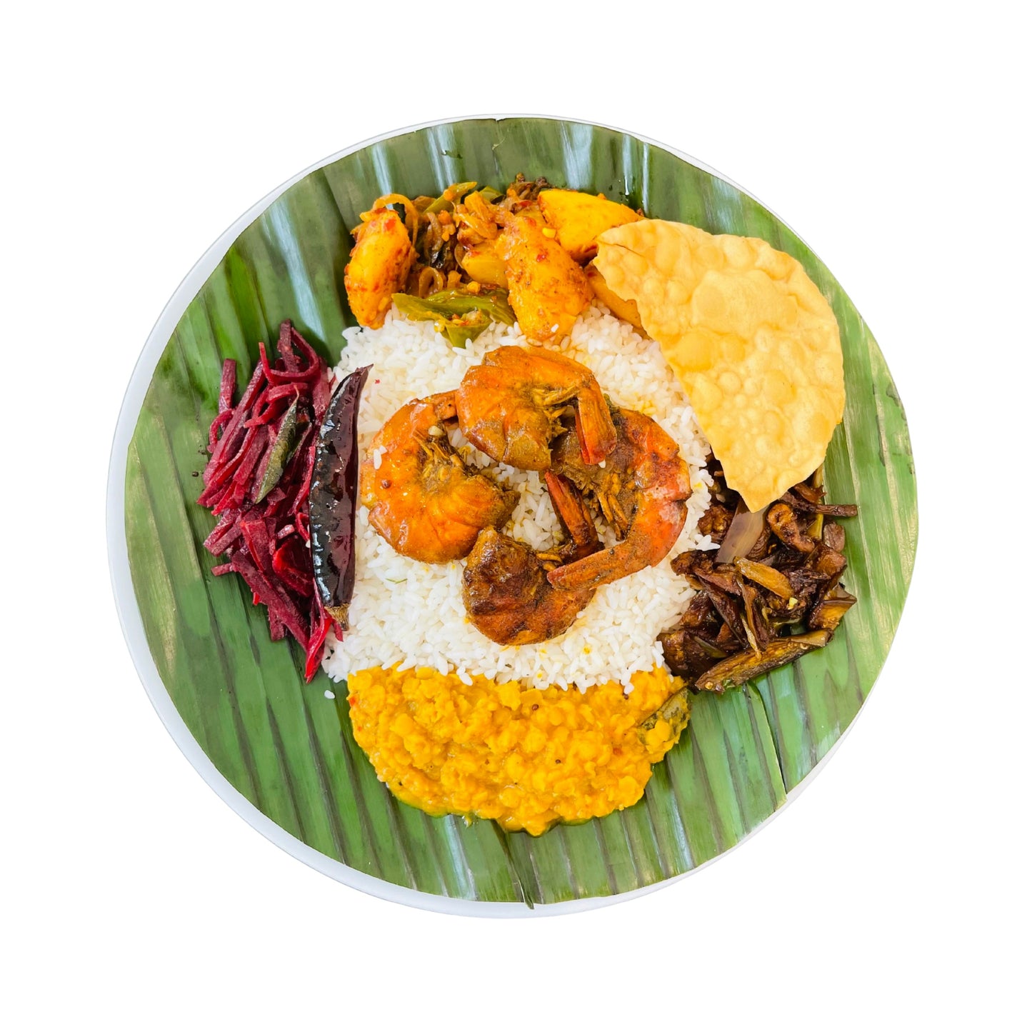 Prawns RICE & CURRY
